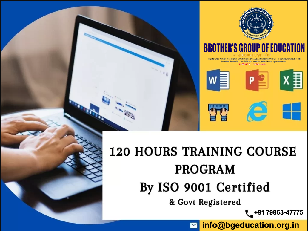 Diploma Course in Computer Application 120 Hours